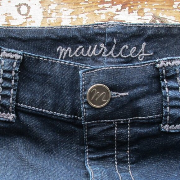 MAURICES Jeans Size 18 Dark Blue Jegging - Picture 11 of 11